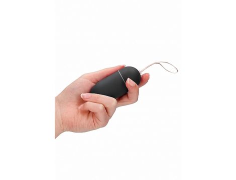 10 Speed Remote Vibrating Egg - Big - Black - 8