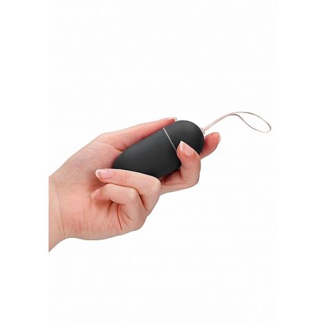 10 Speed Remote Vibrating Egg - Big - Black - 8