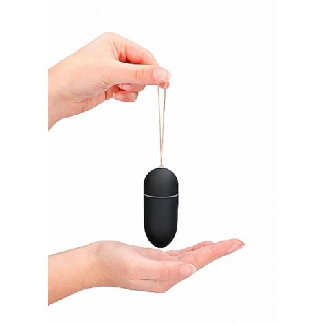 10 Speed Remote Vibrating Egg - Big - Black - 9