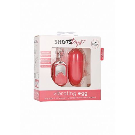 10 Speed Remote Vibrating Egg - Big - Pink - 2