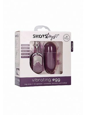 10 Speed Remote Vibrating Egg - Big - Purple - image 2