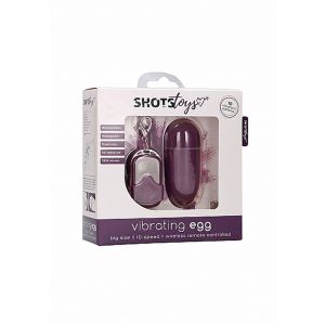 10 Speed Remote Vibrating Egg - Big - Purple - image 2