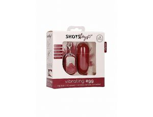 10 Speed Remote Vibrating Egg - Big - Red - image 2