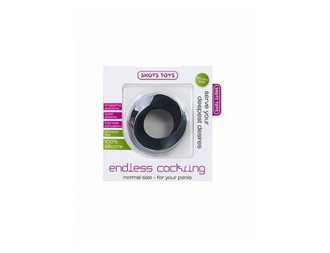 Endless Cockring - Regular - Black - 2