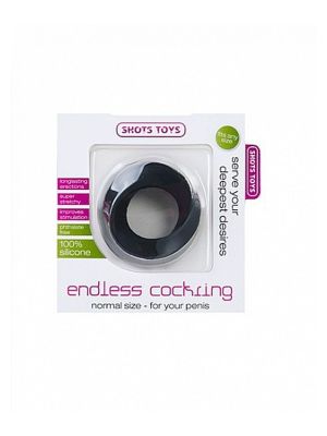 Endless Cockring - Regular - Black - image 2