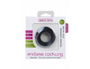 Endless Cockring - Big - Black - image 2