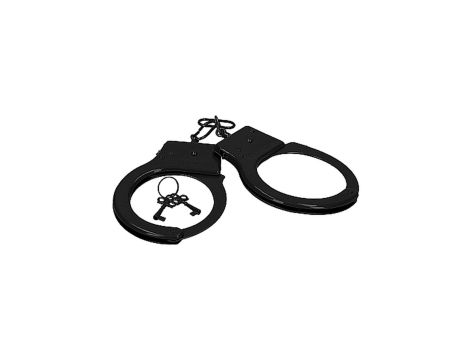 Metal Handcuffs - Black - 2