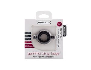 Gummy Ring - Large - Black - image 2