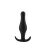 Butt Plug with Handle - Small - Black - 2