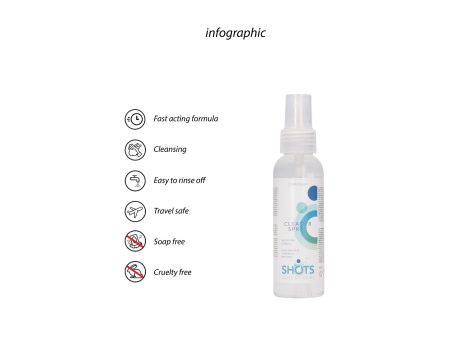 Shots - Cleaner Spray - 100 ml - 6