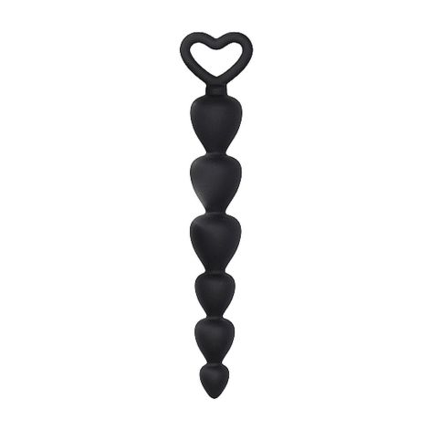 Silicone Anal Beads - Black