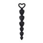 Silicone Anal Beads - Black - 2