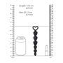 Silicone Anal Beads - Black - 4