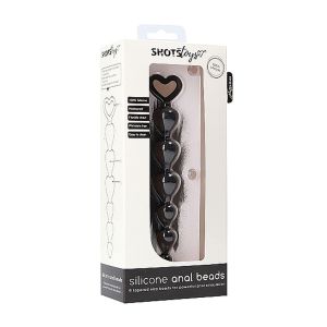 Silicone Anal Beads - Black - image 2