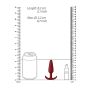 Slim Butt Plug - Red - 4