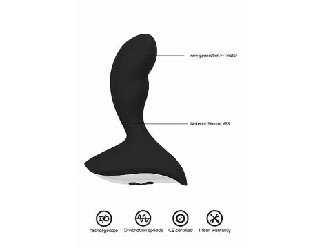 GERON Anal vibrator - Black - 7