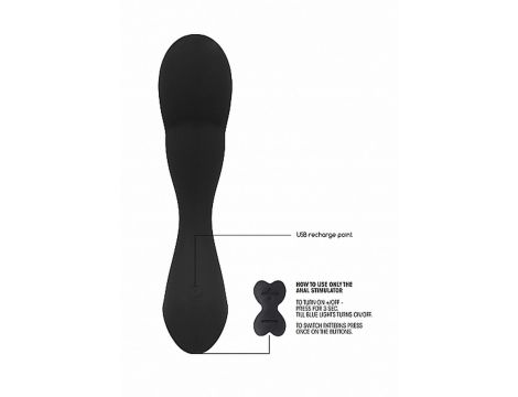 GERON Anal vibrator - Black - 8