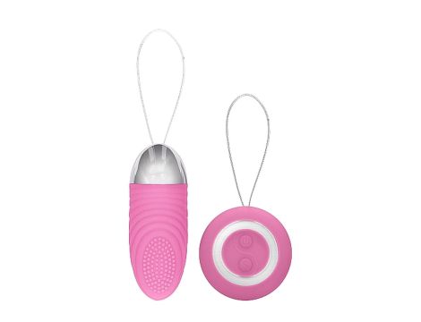 Ethan - Rechargeable Remote Control Vibrating Egg - Pink