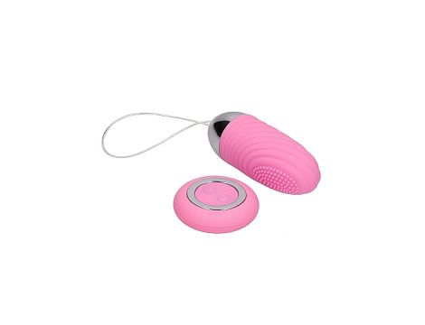 Ethan - Rechargeable Remote Control Vibrating Egg - Pink - 4