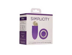 Ethan - Rechargeable Remote Control Vibrating Egg - Purple - image 2