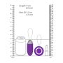 Ethan - Rechargeable Remote Control Vibrating Egg - Purple - 4