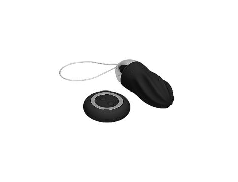 George - Rechargeable Remote Control Vibrating Egg - Black - 4