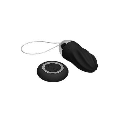 George - Rechargeable Remote Control Vibrating Egg - Black - 4