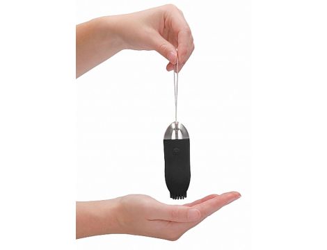 Jayden - Dual Rechargeable Vibrating Remote Toy - Black - 9