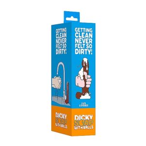 Mydło- Dicky Soap With Balls - Cum Covered - Brown - image 2