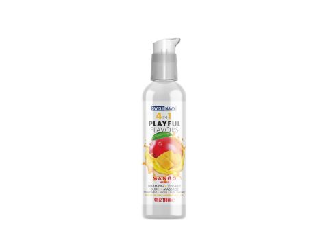 4 in 1 Lubricant with Mango Flavor - 4 fl oz / 118 ml