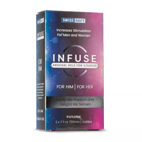 Infuse - 2 in 1 Arousal Gel for Couples - 2 x 2 fl oz / 59 ml - 2