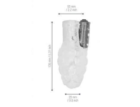 No.22 - Stroker - with vibrating bullet - Translucent - 11