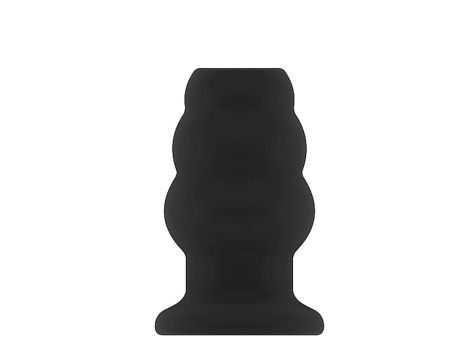 No.50 - Medium Hollow Tunnel Butt Plug - 4 Inch - Black