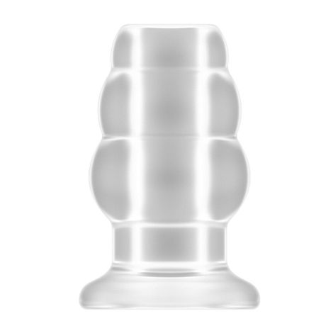 No.51 - Large Hollow Tunnel Butt Plug - 5 Inch - Translucent