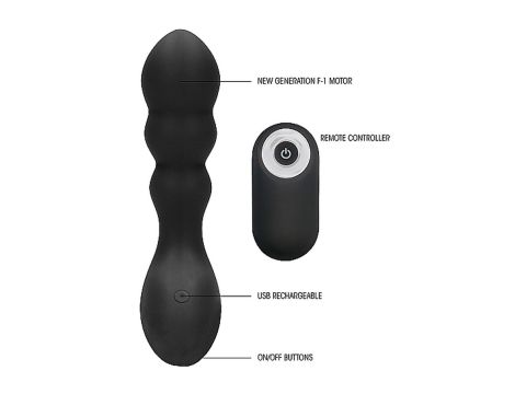 No. 78 - Rechargeable Anal Stimulator - Black - 13