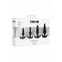 NO. 80 - 4-Piece Butt Plug Set - Black - 3