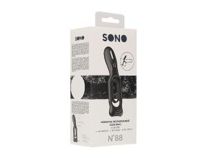 N0. 88 - Vibrating Rechargeable Cock Ring - Black - image 2