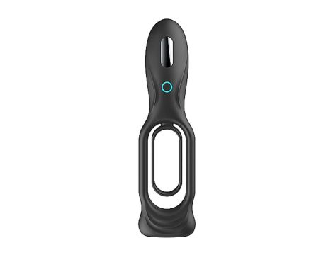 N0. 88 - Vibrating Rechargeable Cock Ring - Black - 5