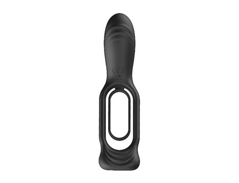 N0. 88 - Vibrating Rechargeable Cock Ring - Black - 6