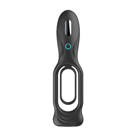 N0. 88 - Vibrating Rechargeable Cock Ring - Black - 5