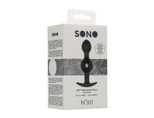 N0. 90 - Self Penetrating Butt Plug - Black - image 2