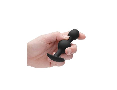 N0. 90 - Self Penetrating Butt Plug - Black - 6