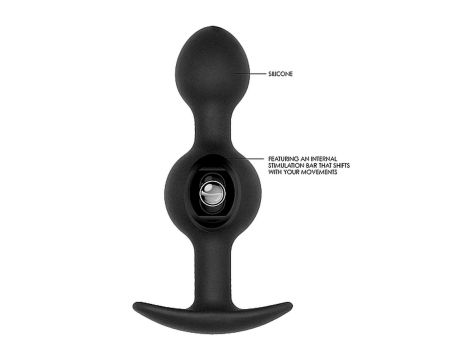 N0. 90 - Self Penetrating Butt Plug - Black - 7