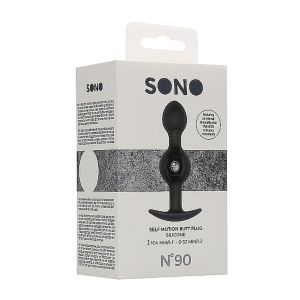 N0. 90 - Self Penetrating Butt Plug - Black - image 2