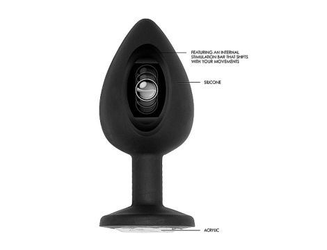 N0. 91 - Self Penetrating Butt Plug - Black - 7