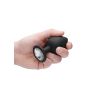 N0. 91 - Self Penetrating Butt Plug - Black - 6