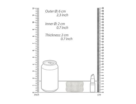 N0. 92 - Reversible Masturbator and Bumper - Transparent - 4