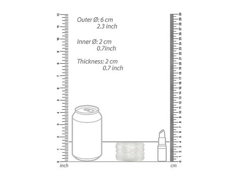 N0. 93 - Reversible Masturbator and Bumper - Transparent - 3