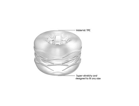 N0. 93 - Reversible Masturbator and Bumper - Transparent - 4