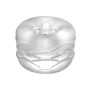 N0. 93 - Reversible Masturbator and Bumper - Transparent - 2